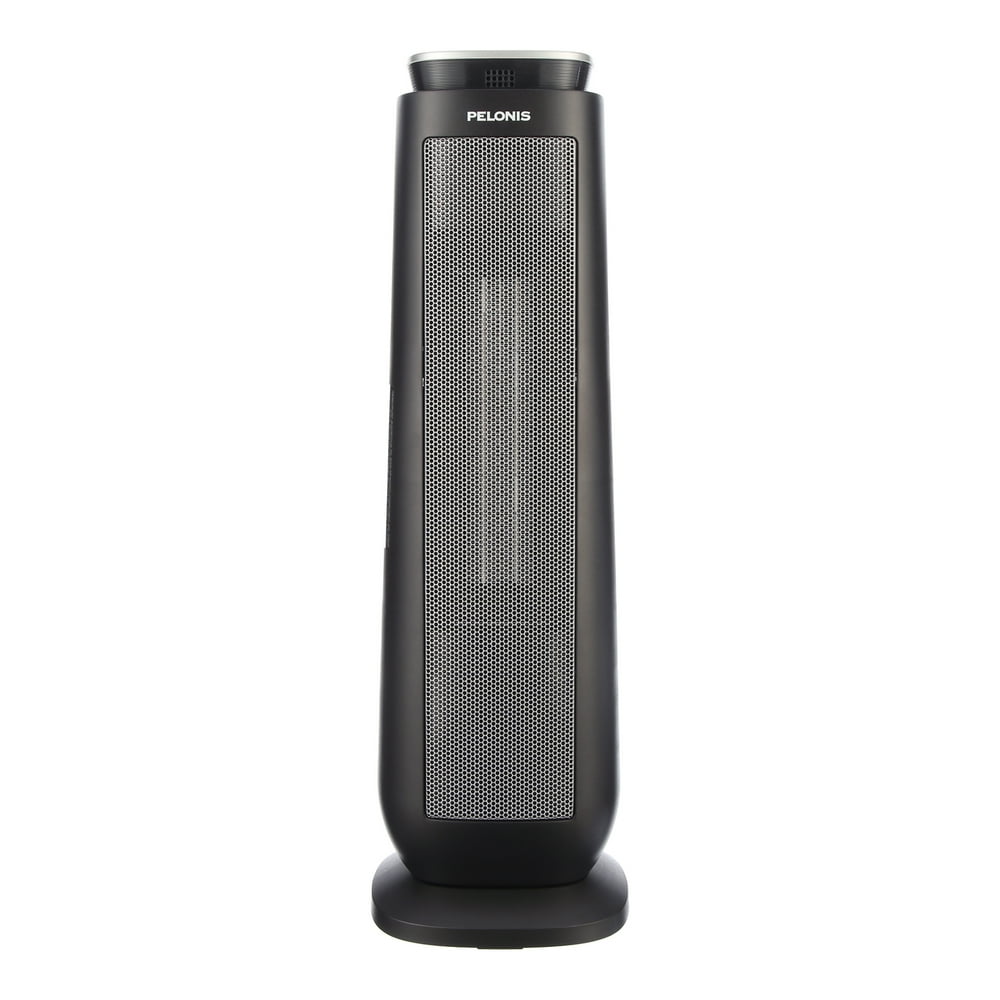 Pelonis 23" Ceramic Tower FanForced Space Heater, PTHW1518MR, Black