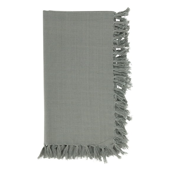 Saro Lifestyle Fringed Design Table Napkin (Set of 4)