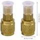 thumbnail image 2 of Adaptador de aire acondicionado Rawiri 2 uds R410 adaptador de conversión de sistema de aire acondicionado de acoplador rápido (dorado), 2 of 8