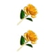 thumbnail image 1 of Bewildely Exquisitas rosas de porcelana 24K chapadas en oro Brillantes y resistentes rosas chapadas en oro Plantas artificiales amarillas amarillo 2piezas, 1 of 6