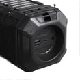 thumbnail image 3 of Solar Bluetooth Speaker, Solar Panel, Waterproof, 1200mAh, Bright Flashlight, Radio Function, Shoulder Strap, Portable Speaker, 3 of 4