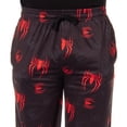 thumbnail image 3 of Marvel Comics Men's Spider-Man Movie Logo Adult Sleep Lounge Pajama, 3 of 6