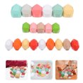 thumbnail image 2 of Shisuyan Children Color Recognition Wooden Colorful Stacked Stone Toys (Assorted Color), 2 of 8