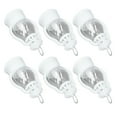 thumbnail image 2 of Vintag Lamp, 9x6cm Battery Powered Warm Light Electric Lantern 6pcs  For Room White, 2 of 8