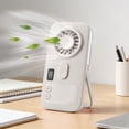 thumbnail image 5 of Aufmer Ultra Thin Handheld Portable Spray Cooling Fan Compact Light Body Low Power Design For Student Office Desktop Summer Daily Cooling Usage(with 1×Cable), 5 of 5