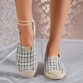 thumbnail image 4 of Willtoo Flat Shoes for Women Slip-On Round Toe Breathable Loafers Non Slip Lightweight Casual Walking Shoes Knit Wide Toe Comfortable Footwear, 4 of 6