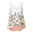 thumbnail image 4 of Ichuanyi Women's Spring Summer Sleeveless Top, Fashion Print Casual Round Neck Cami Blouse, Floral Print Casual Fashion Top, 4 of 5