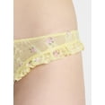thumbnail image 4 of No Boundaries Lace Thong Panties, 2-Pack, Women's XS-XXXL, 4 of 6