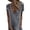 Grey, variant on ZenCart Women T-shirt Round Neck Short Sleeve Patch Pocket Tee Shirt Solid Color Loose Fit Thin Pullover Tops Daily Wear
