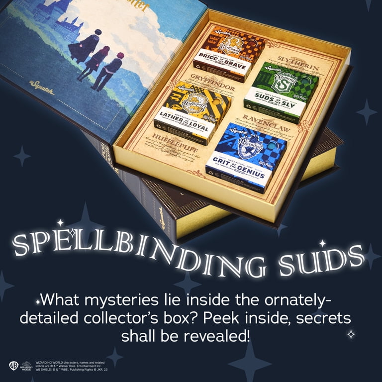 ドクタースクワッチ　ハリー・ポッター コレクションナチュラルソープ 4個セット Dr. Squatch Harry Potter Collection with Collector's Box - Men's
