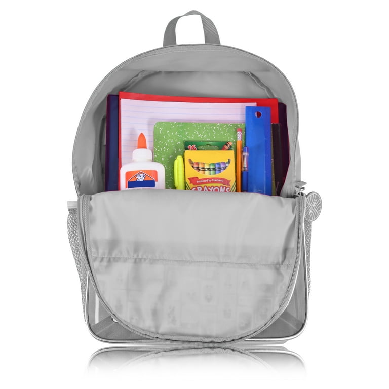 Disney Mickey u0026 Minnie Mouse All Over Print 16 Backpack - Grey -  Walmart.com