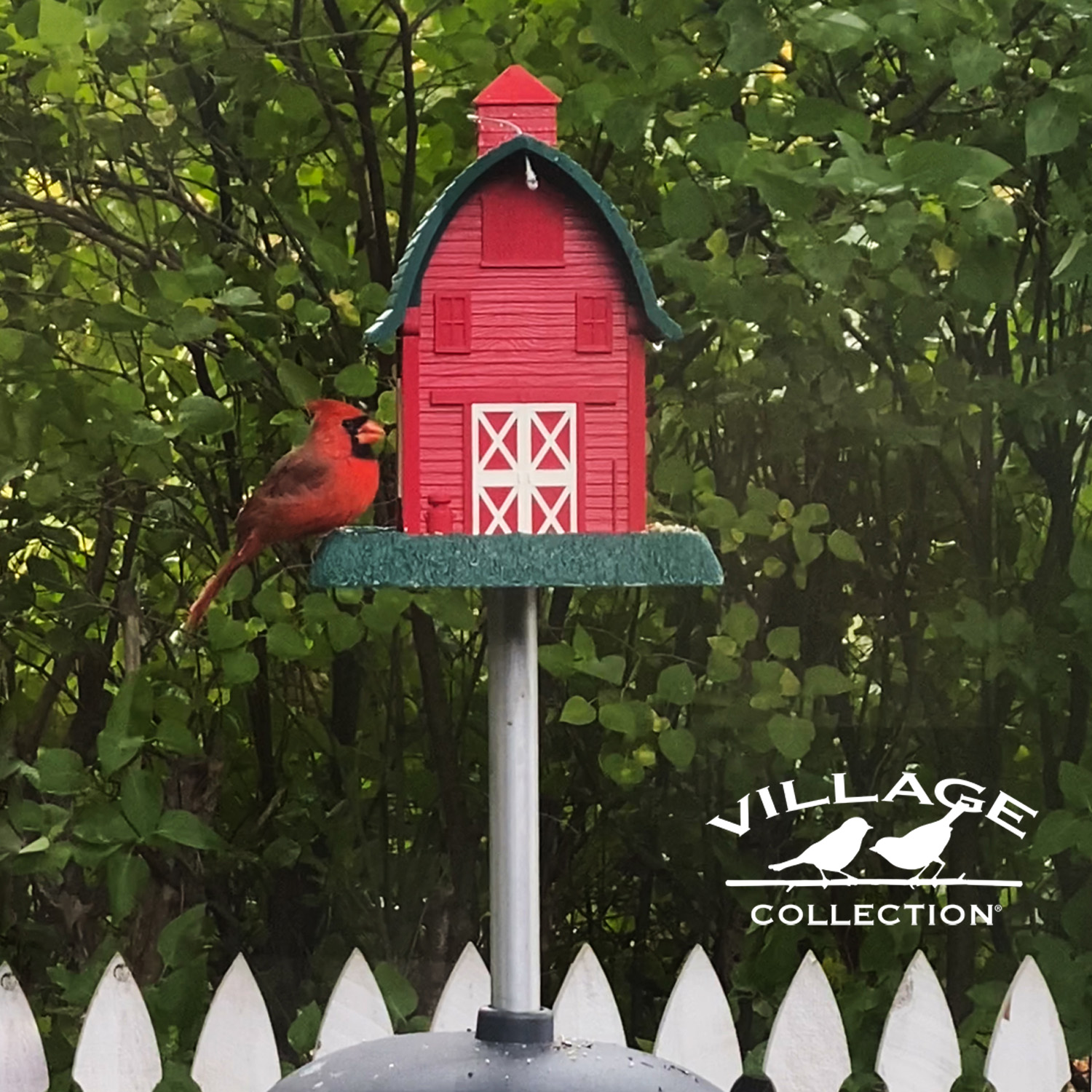 North States Red Barn Hopper Bird Feeder 5 lb photo 7