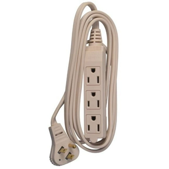 Master Electrician 03507ME 6 ft. Beige Low Profile Extension Cord