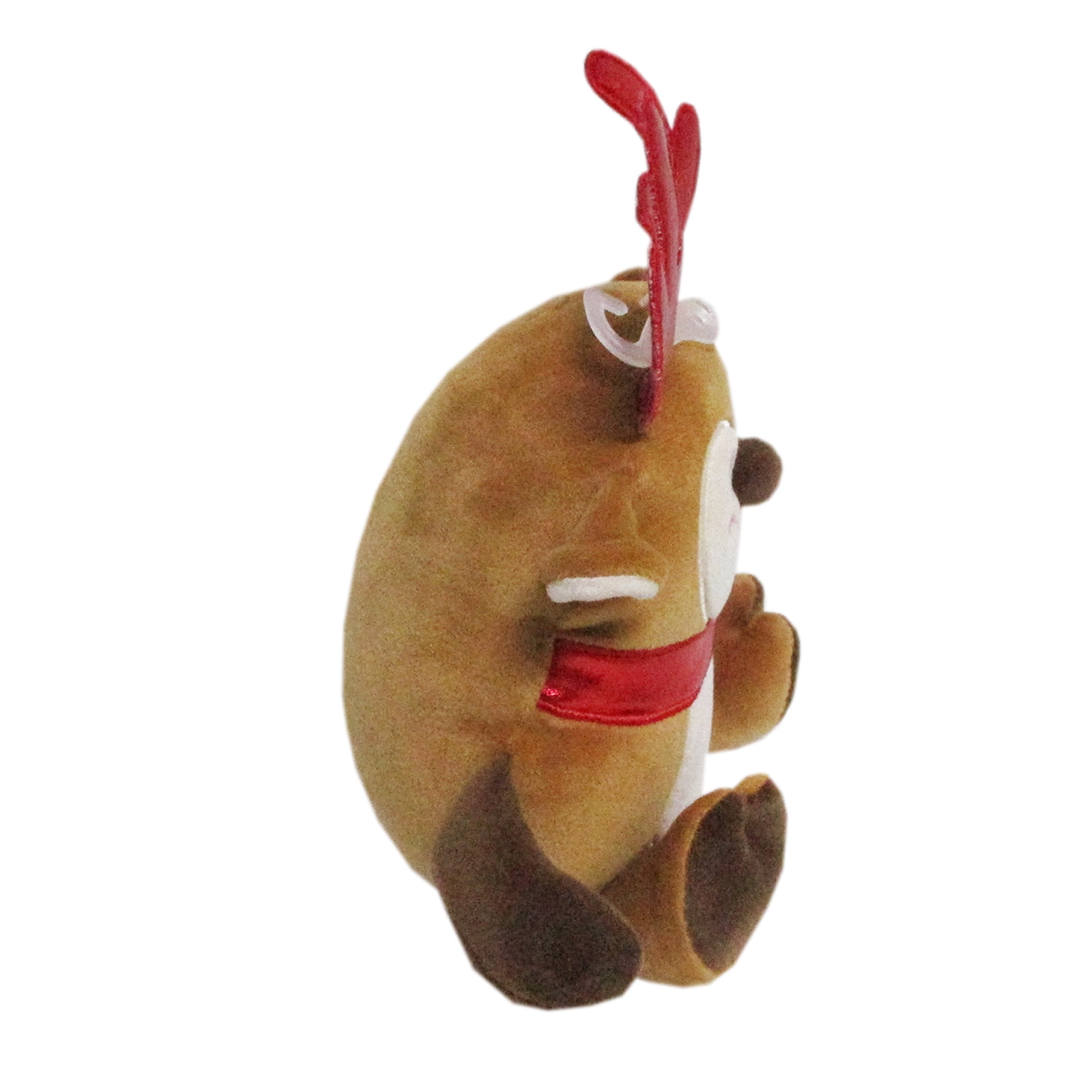 Round Reindeer Plush, by Holiday Time