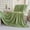 Green, variant on Fleece Blanket, Warm Blanket, Sofa Blanket, Throw Blanket, Super Soft Blanket, Thick Blanket, Cozy Blanket, Bed Blanket, Multifunctional Blanket, Home Blanket