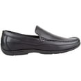 thumbnail image 5 of ABSOLUTE FOOTWEAR Mens Easy Slip On Faux Leather Smart Formal School College Work Loafer Shoes - Black - US 7, 5 of 7