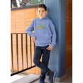 thumbnail image 2 of Dino And Text Hoodie Juniors -Image by Shutterstock,  Medium, 2 of 4