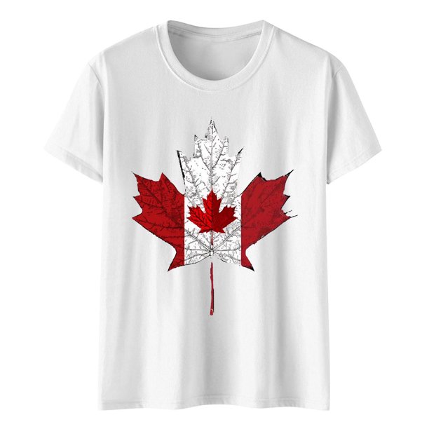 Camisas de Manga Corta para las Mujeres Impresión de Manga Corta Cuello Redondo, Camisa Casual de Poliéster para las Mujeres, Lavado de Manos