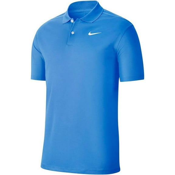 Nike Men's Victory Solid Dri-Fit Polo L University Blue | White