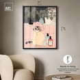 thumbnail image 4 of Shower Cat Shadowbox Print Pets Pink Wall Art by Art Remedy, Black Frame, 30 x 36, 4 of 5