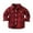 Red1, variant on Diufon Toddler Boys Girls Shirt Jacket Fall Winter Lapel Long Sleeve Warm Coat Plaid Printed Sanding Outwear Jacket