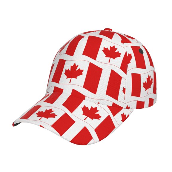 Easygdp Canada Baseball Cap with Adjustable Buckle – Lightweight, Breathable, Sweat-Absorbent Hat for Outdoor Activities, Sports, and Casual Wear