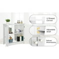 thumbnail image 4 of Pedestal Under Sink Storage Bathroom Vanity with 2 Doors Bathroom Cabinet Space, 4 of 10