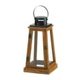 thumbnail image 1 of Gallery of Light 10018825 Wooden Pyramid Candle Lantern, 1 of 1