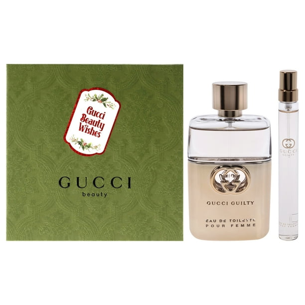 Gucci Guilty de Gucci para mujer Juego de regalo de 2 piezas en spray EDT de 1 6 oz spray EDT de 0 33 oz Walmart en linea