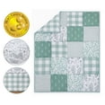 thumbnail image 2 of The Peanutshell Nursery Crib Bedding Set for Baby Girls and Boys, Sage, 3 Pieces, 2 of 6