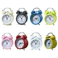 thumbnail image 3 of Reloj despertador retro ruidoso, adorno de escritorio de cabecera con batería de doble campana for decoración del hogar y el aula presente, 3 of 3