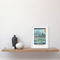 thumbnail image 2 of Ono, Distant View of Mount Daisen Hoki Province Utagawa Hiroshige Japanese Woodblock Classic Collection Artwork Framed Wall Art Print A4, 2 of 4