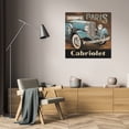 thumbnail image 3 of Gregory Gorham 36x36 Gallery Wrapped Canvas Wall Art Titled - Paris Cabriolet, 3 of 4