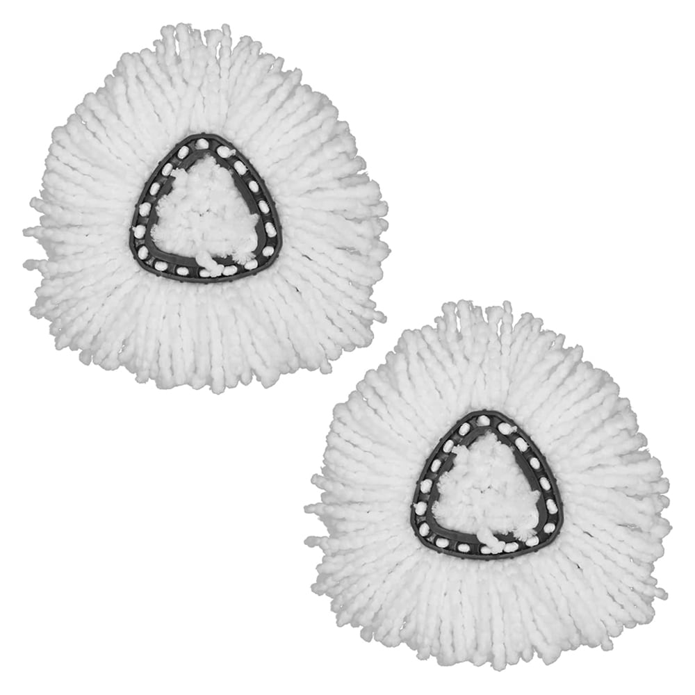 PENGXIANG 2 Pack Spin Mop Replacement Head 360 Degree Rotating Microfiber Spin Mop Refills for O