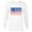 White, variant on Star Wars Stars and Stripes July 4th - Long Sleeve T-Shirt for Men - Customized-White
