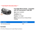 thumbnail image 2 of Front Right Wheel Cylinder - Compatible with 1967 International 1100B 4WD, 2 of 2