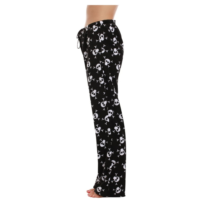 Many Faces of MK Womens' Black Pajama Pants