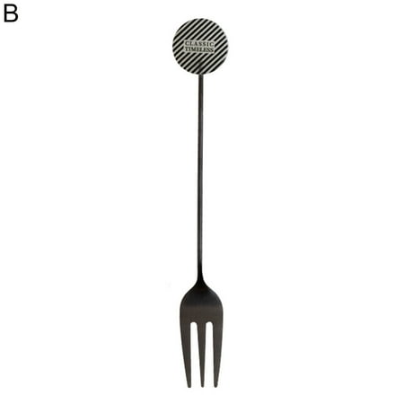 

DISHAN Fruit Fork Photo Props Nice-looking Practical Non Sharp Edge Water Spoon