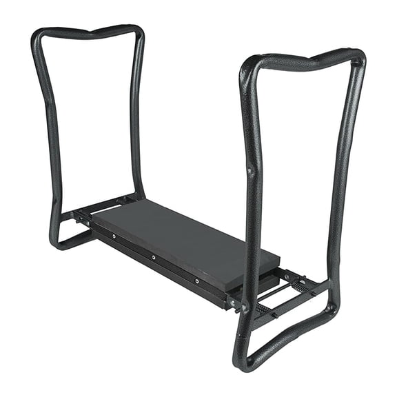 Yard Butler GKS-2 Garden Kneeler & Seat, Heavy-Duty Folding Stool, Black