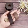 thumbnail image 3 of Dark Brown Genuine Leather Strap Strip 1 Inch Wide 79 Inch Long Leather Belt Wrap Single Sided Flat Cord, 3 of 9