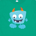 thumbnail image 4 of Inktastic Cute Monster, Blue Monster, Funny Monster, Horns Boys or Girls Baby T-Shirt, 4 of 5