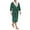 Green, variant on Fewfanhot Mens Robe, Big and Tall Plush Fleece Cardigen V-Neck Long Robe for Women & Men Full-Length Solid Color Bathrobe with Pockets