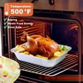 thumbnail image 4 of 9x13" Super King Aluminum Pan，Extra Heavy Duty Disposable Aluminum Roaster Foil，30 Count, 4 of 7