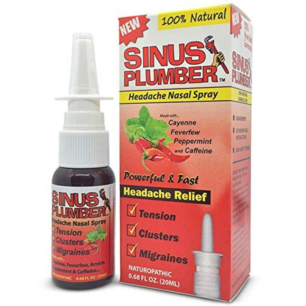 Sinus Plumber Headache Nasal Spray Headache Formula