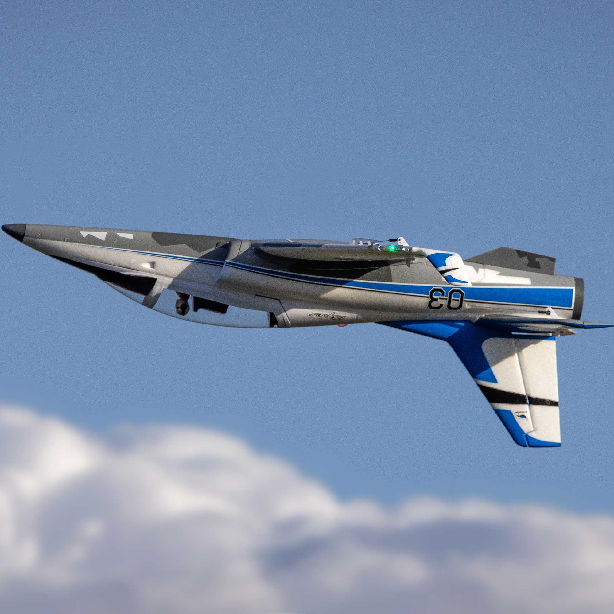 E-flite RC Airplane Viper 30mm EDF Jet BNF Basic Transmitter Battery and Charger Not Included with SAFE and AS3X EFLU17750 RC Sport Airplanes