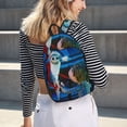 thumbnail image 5 of Goofa The Nightmare Before Christmas Pattern Durable Canvas Daypack - High-Quality Vintage Backpack, Compact & Versatile for Travel and Everyday Use-Small, 5 of 5