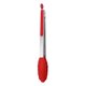 thumbnail image 1 of Pinzas de Acero Inoxidable con Puntas de Silicona, Resistente Al Calor, Antideslizante, Pinza pa Freír, Diseño de Bloqueo, Utensilio 12 pulgadas rojo Sunnimix Pinzas de cocina, 1 of 8