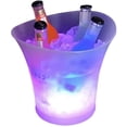 thumbnail image 2 of Cubitera LED, enfriador de botellas de gran capacidad 5L - enfriador de champán - enfriador de vino - enfriador de bebidas - enfriador Led impermeable con cambio de color, para fiesta, casa, bar, etc, 2 of 8