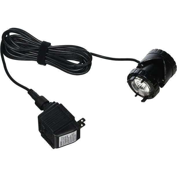 Jebao JPL1 10w Halogen Submersible Landscaping Pond Light, Black