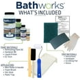 thumbnail image 2 of Bathworks Roll-On Sink Refinishing Kit, High Gloss, Bone, 2 of 5